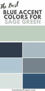 Blue Accent Colors For Sage Green