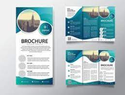 leaflet template vector art icons and