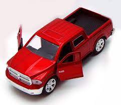 dodge ram 1500 pickup truck red jada