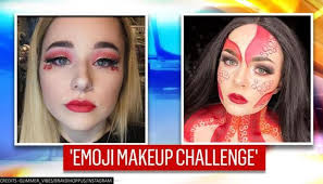 emoji makeup challenge trends on