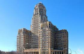An observation deck, observation platform, or viewing platform is an elevated sightseeing platform usually situated upon a tall architectural structure, such as a skyscraper or observation tower. Buffalo City Hall Observation Deck New York By Rail