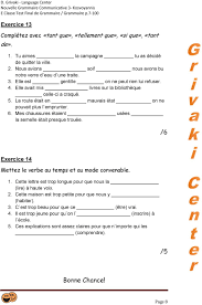 Exercice 1 Mettez les verbes aux modes et aux temps convenables. - PDF Free  Download