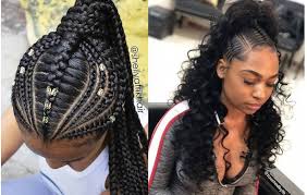 For shorter hair, a waves haircut or by adding a hair design or can create that texture without much length. 26 Latest Black Hairstyles Ponytails To Copy Right Now Fashionuki