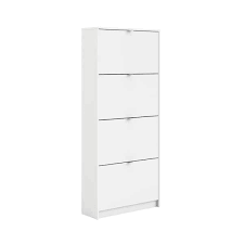 white wood shoe storage cabinet