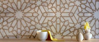 the use of arabesque tile design