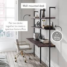 Wall Mount Ladder Writing Desk Table