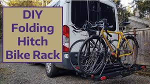 diy folding hitch bike rack you