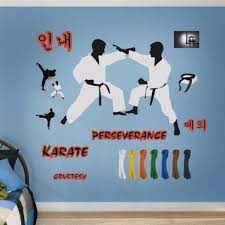 home garden karate symbol wall