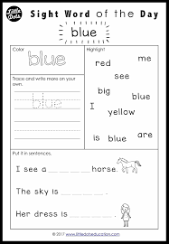 This kindergarten worksheet activity is to match pictures with their words. Brown Bear Brown Bear What Do You See Sight Words Worksheets
