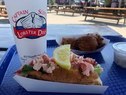 hot lobster roll picture of captain