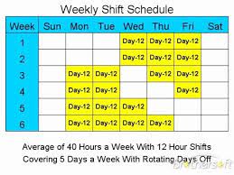 The six day work week schedule 3 12 hour shifts. 12 Hour Shift Schedule Template Unique Download Free 12 Hour Schedules For 5 Days A Week 12 Hour Shift Schedule Schedule Template Work Schedule