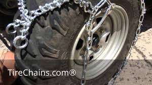 Tirechain Com Atv Diamond Studded Tire Chains