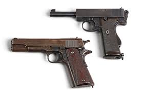 webley scott 455 self loader pistol