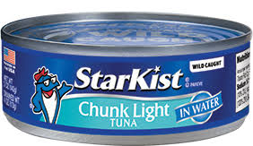 chunk light tuna in water can starkist