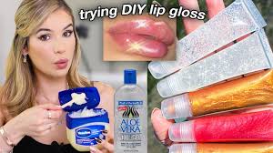 own lip gloss with vaseline viral diy