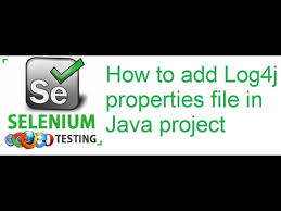 add log4j properties file