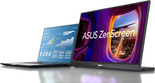 "Experience the Ultimate Portable Display with ASUS ZenScreen MB16QHG: A 2K 120Hz Monitor with Dual USB-C Ports"