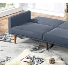 U Shaped Sofa Wooden Legs Living Room