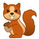 Image result for secret squirrel emoji