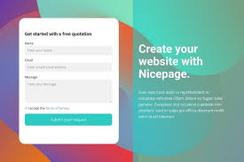 contact form on colored background html