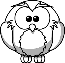 Drawings Of Owls Owl Outline Clip Art Vector Clip Art Online