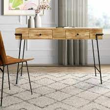 Wood desk, industrial, office desk, modern desk, computer desk with u shaped legs, metal legs riversidebenches 5 out of 5 stars (87) sale price $269.10 $ 269.10 Chula 48 Solid Wood Desk Reviews Joss Main