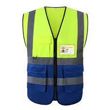Blue safety vest reflective with pockets and zipper|high visibility mesh vest for men and women |blue vests with reflective tape（blue,medium） 4.4 out of 5 stars 507 $14.99 $ 14. Yellow Blue Motorcycle Reflective Vest With Pockets Work Security Running Cycling Riding Safety Vest Reflective Safety Clothing Aliexpress