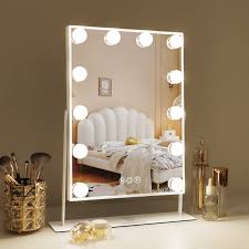 white hollywood vanity makeup mirror