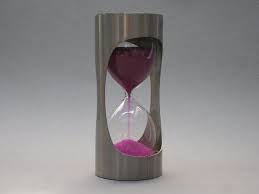 Hourglass Sand Timers Vintage Clock