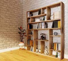 Reclaimed Wood Bookcase Shelving Unit