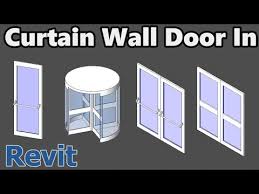 Curtain Wall Door In Revit You