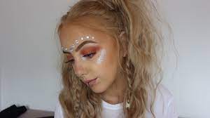 easy festival makeup look you