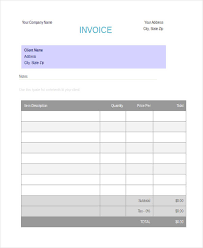 5 Deposit Invoice Templates Free Sample Example Format Download
