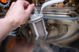 dishwasher leaking through its door