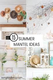 summer mantel ideas