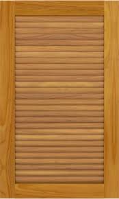 louvered cypress cabinet doors