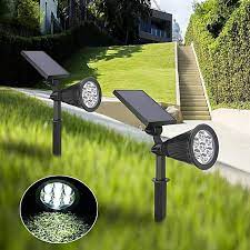 generic 7 led solar garden lamp spot