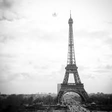 Eiffel Tower Bw Black Paris Tour