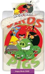 Kids Bedding Angry Birds Pigs 140x200