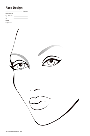 Free Printable Face Chart For Makeup Artists Facechart