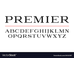 Modern Serif Typeface Design Font