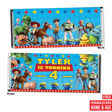 personalized toy story candy bar labels