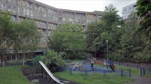 The illustration was also featured in modern london: Robin Hood Gardens Iconic Houses