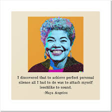 Maya Angelou Silence Quote Famous