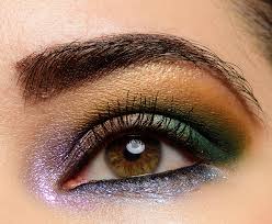 green eye look featuring colourpop