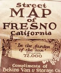 street map of fresno california