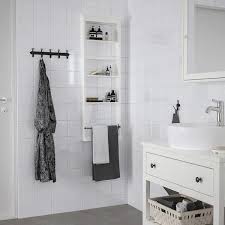 Ikea Small Bathroom Hemnes Wall Shelves