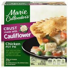 en pot pie with cauliflower crust