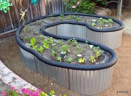 Raised Bed Garden From Roofing Sheet