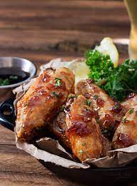 jack daniels glazed baked en wings